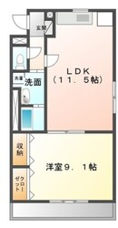 コンフォートシティの物件間取画像